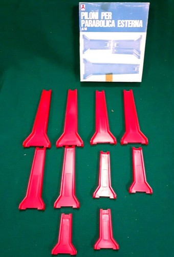 Piloni curva parabolica pista - piloni,